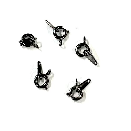 引き輪セット　黒色メッキ　５セット入　