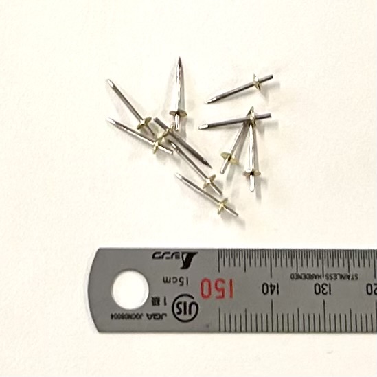 タイタック針　洋白　１０個入　