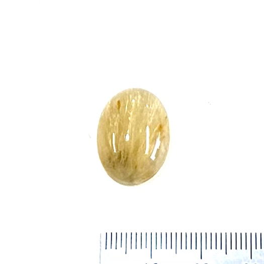 ルチルクオーツ　２０×１５ｍｍ（カボション）