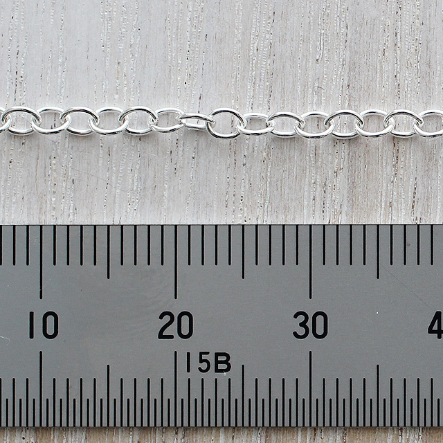 SV 丸アズキ 粗目チェーン 線径０．４５mm カット販売　