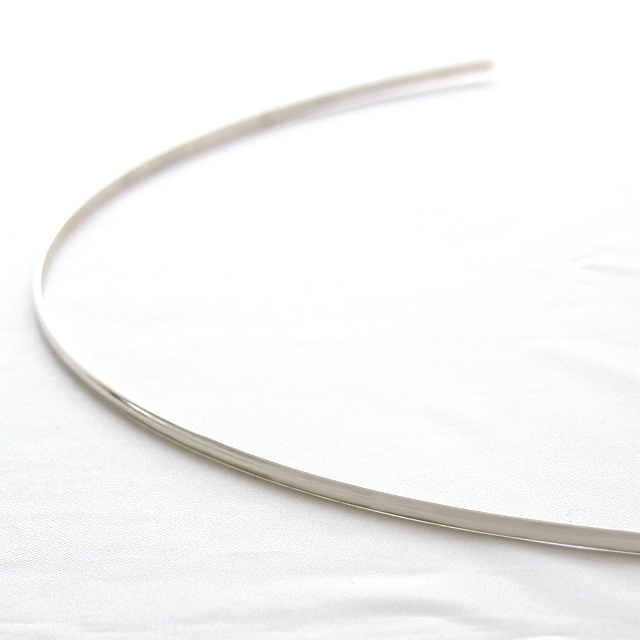 950銀　甲丸線　幅４．９ｍｍ×高さ１．８ｍｍ　（５０ｃｍ入 ・ １０ｃｍ入）