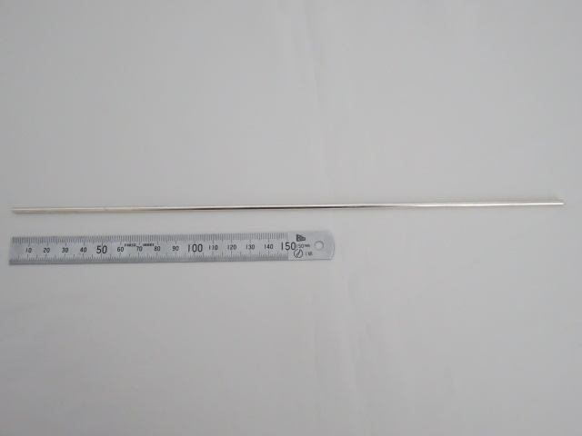 925銀丸パイプ　３．５ｍｍ　厚み ０．５ｍｍ規格外品