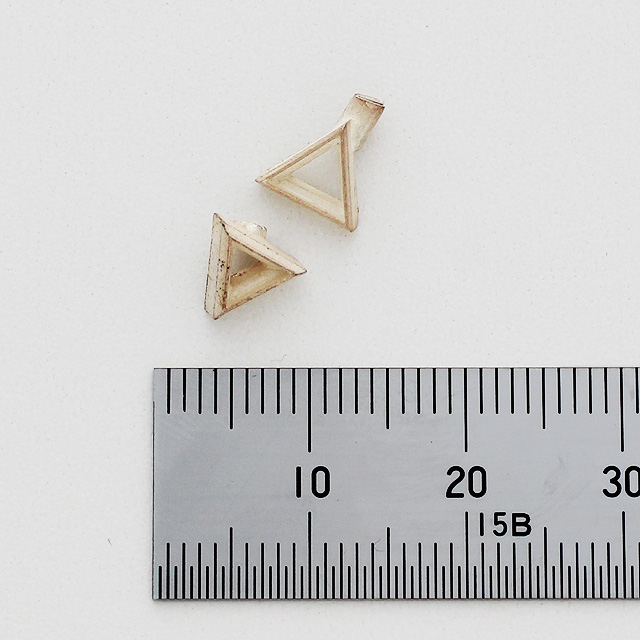 シルバーフクリン爪　トライアングル　(キャスト上がり、湯道付）