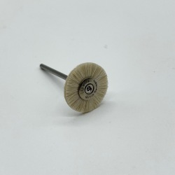 軸付き　ドイツHATHO社製  白毛 ブラシ（ソフト）２１ｍｍ