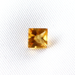 シトリン　6ｍｍ　プリンセスカット