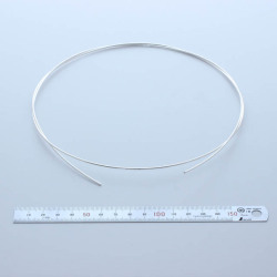 純銀○丸線　１．０ｍｍ　（１ｍ入 ・ １０ｃｍ入）