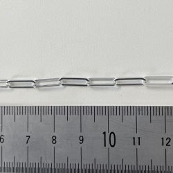 SV ペーパークリップチェーン　カット　約幅３．５ｍｍ　厚み０．７ｍｍ カット販売