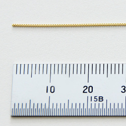 Ｋ１８ベネチアンチェーン　線径０．５mm カット販売　