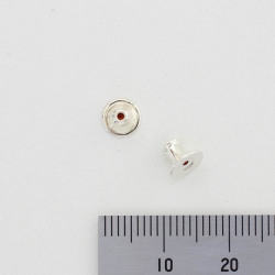 ＳＶ　ピアス キャッチ　 シリコン入 (１ペア）