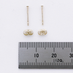 ＳＶ ピアス クギ型ロウ付け用　ポストのみ / キャッチのみ