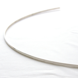 950銀　甲丸線　幅４．９ｍｍ×高さ１．８ｍｍ　（５０ｃｍ入 ・ １０ｃｍ入）