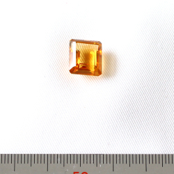 シトリン　１２ｘ１０．２ｍｍ　エメラルドカット