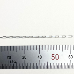 SV ボックスチェーン　約幅１．３ｍｍ　線径０．６ｍｍ　カット販売