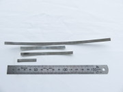 端材　950銀平角線　 厚み１．２ｍｍ　幅３ｍｍ