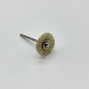 軸付き　  白毛 ブラシ（ソフト）２１ｍｍ