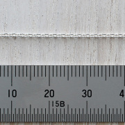 ハザイ　SV 丸アズキチェーン　線径 ０．３５mm - １９．８ｃｍ