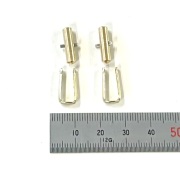 カフス金具　U型　ペアセット