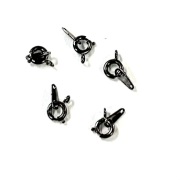 引き輪セット　黒色メッキ　５セット入　