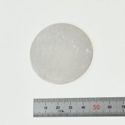 950銀　丸抜き板０．５mm厚　直径５０ｍｍ　（限定品）