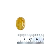 ルチルクオーツ　２０×１５ｍｍ（カボション）