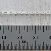 ハザイ　SV 丸アズキチェーン　線径 ０．４５mm - １ｍ３０ｃｍ