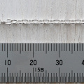 ハザイ　SV 丸アズキチェーン　線径 ０．５５mm -８８．５cm・０．３５mm - ２０cm