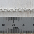 丸アズキチェーン　線径 ０．６５mm - ２３cm　ハンパ