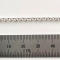 ハザイ　SV 甲丸チェーン　線径 ０．９mm - ３６cm
