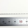 SV ボックスチェーン　約幅１．３ｍｍ　線径０．６ｍｍ　カット販売