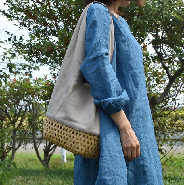 Crafty結ぶカゴバッグ