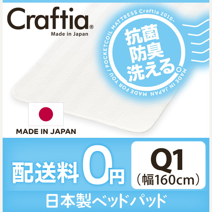 日本製 ベッドパッド シークリーン クイーン Q1
