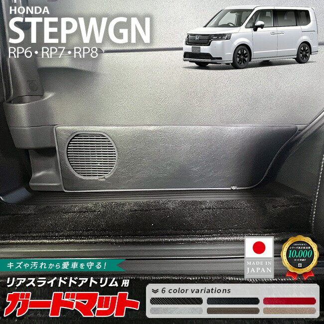 ホンダステップワゴンRP6RP7RP8ガードマットキックガードリアスラ