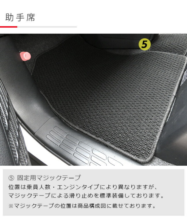 トヨタ ノア ヴォクシー80系 フロアマット ステップマット PM