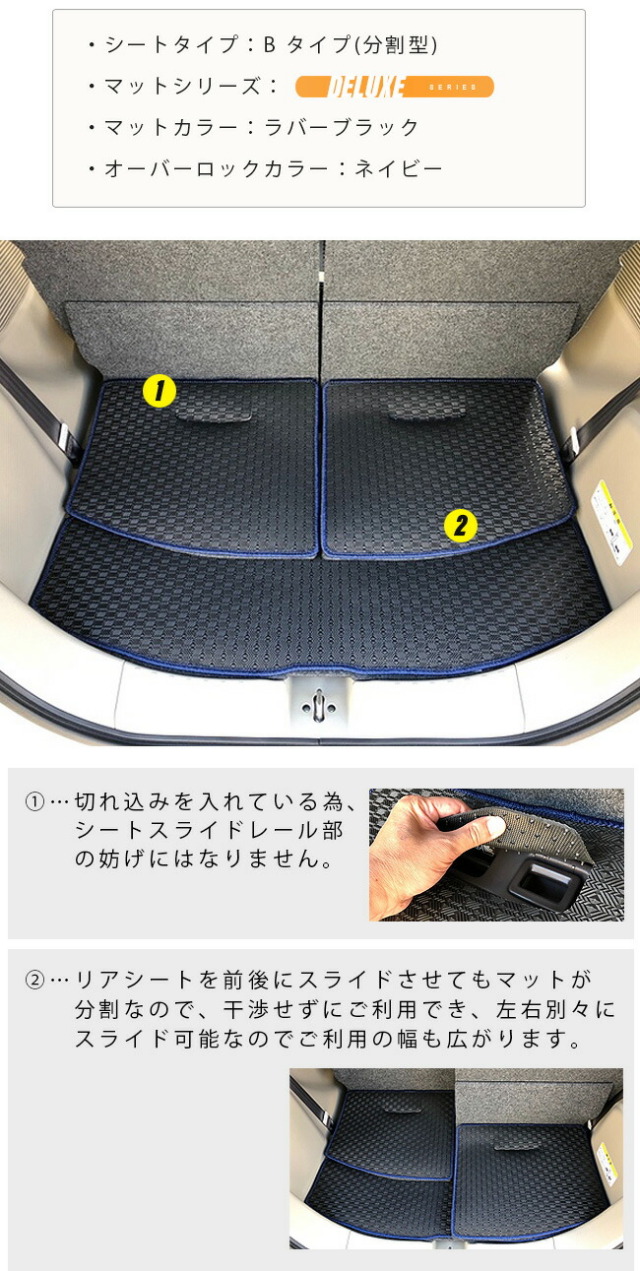 n-box n-boxカスタム ラゲッジマット DXシリーズ jf3 jf4 ホンダ
