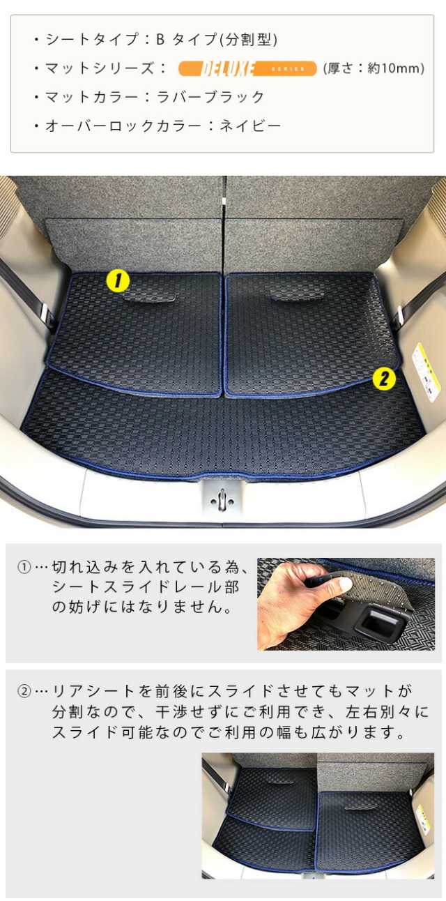 nbox フロアマット ラゲッジマット DXシリーズ jf3 jf4 ホンダ n