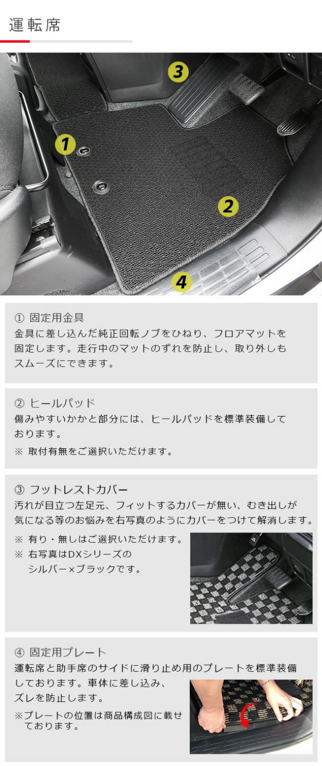 ヴォクシー80系 フロアマット ノア 80系 マットセット ラゲッジマット