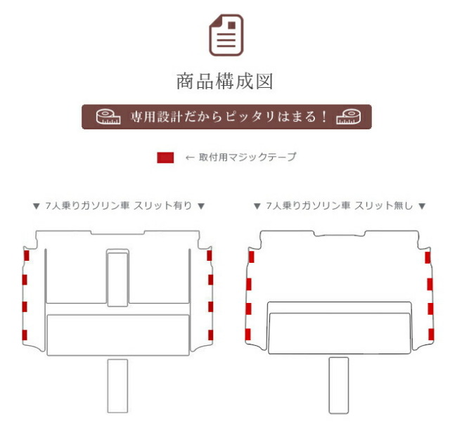 エスクァイア ラグマット DXマット C 80系 専用 内装 パーツ