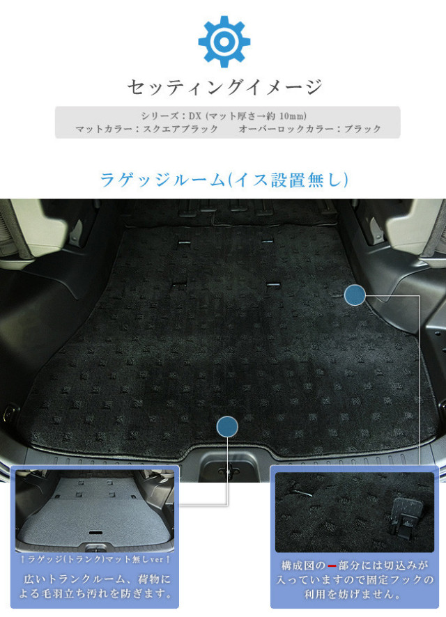 セレナ c27 e-power ラゲッジマット STDシリーズ 日産 serena 専用 車