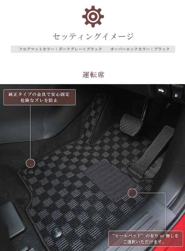 フェニーチェ カーマット フロアマット 国内生産 (日産 キューブ