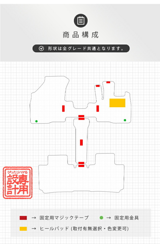 、*様 デイトナ　フロアマット　新品未使用 楽天市場】デリカD:5 7人乗り3Dフロアマット フロント セカンド