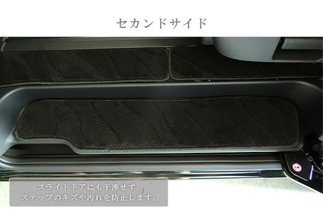 佐々木様エンジンカバー、ステップマットセット セレナ c27 e-power サイドステップマット LXシリーズ 日産 専用