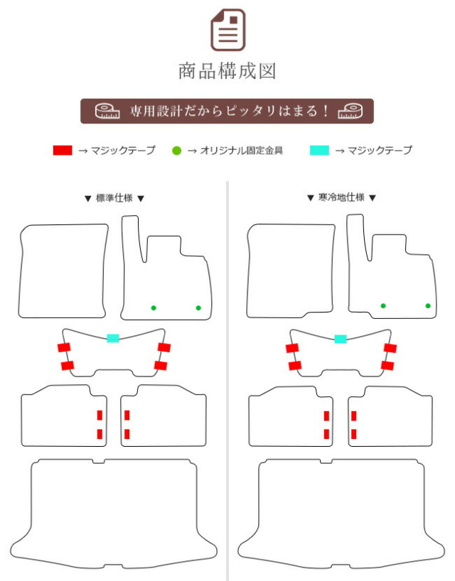 日産 ノート e13 フロアマットセット DXマット アクセサリー
