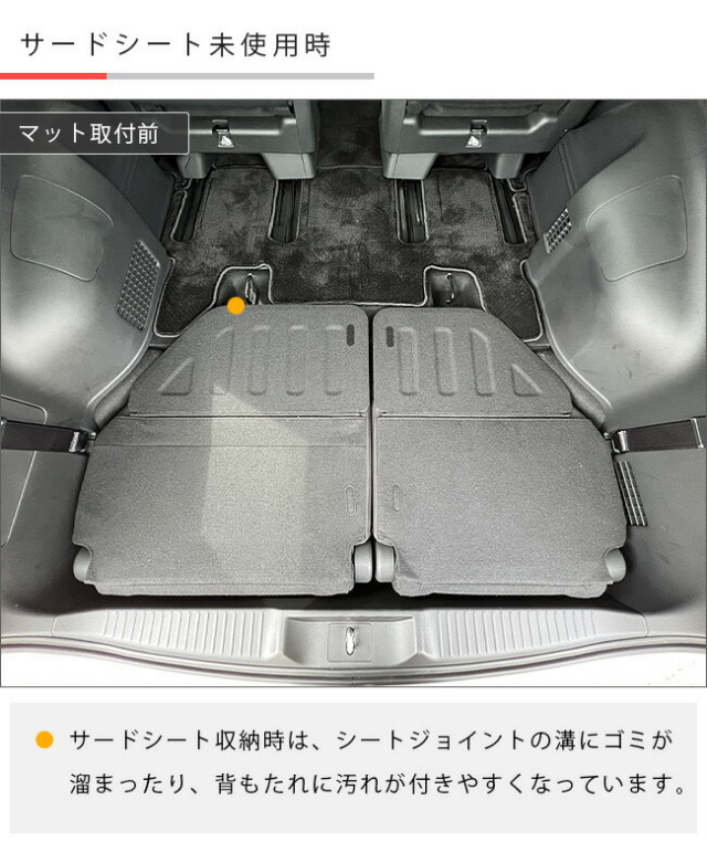 ホンダ ステップワゴン RP6 RP7 RP8 ラゲッジマット ラバーシリーズ