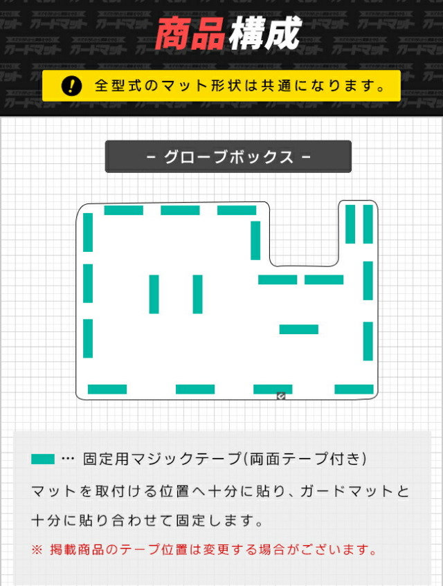 マツダ CX-60 KH系 ガードマット キックガード グローブボックス