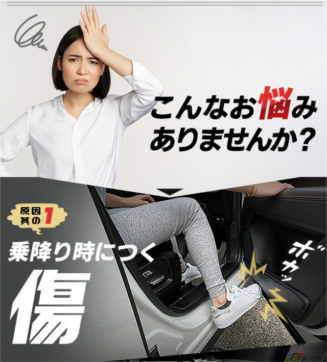 日産 セレナ C28 イーパワー ガードマット キックガード バック