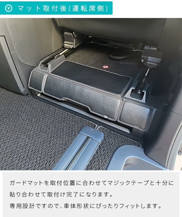 トヨタ 新型 アルファード 40系 ガードマット キックガード スライド