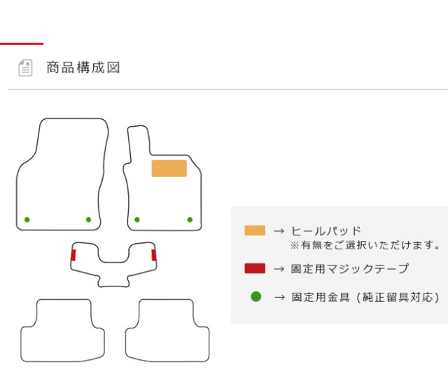 AudiQ2フロアマットGA系LXシリーズ右ハンドル専用アウディ内装カ