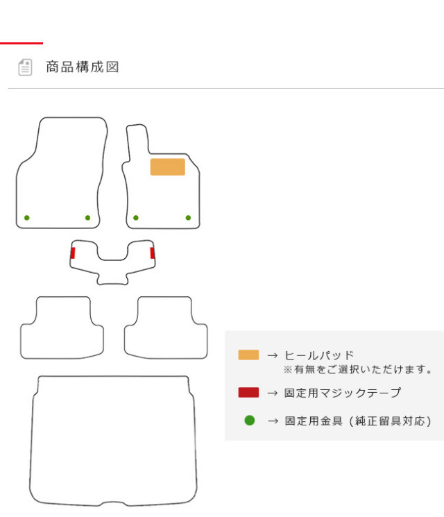 AudiQ2フロアマットGA系STDシリーズ右ハンドル専用アウディ内装カ