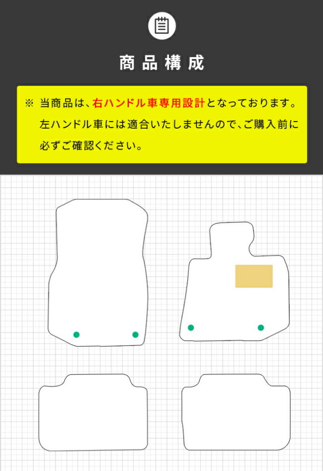 BMWX3G45フロアマットDXシリーズ右ハンドル専用内装カスタムパー