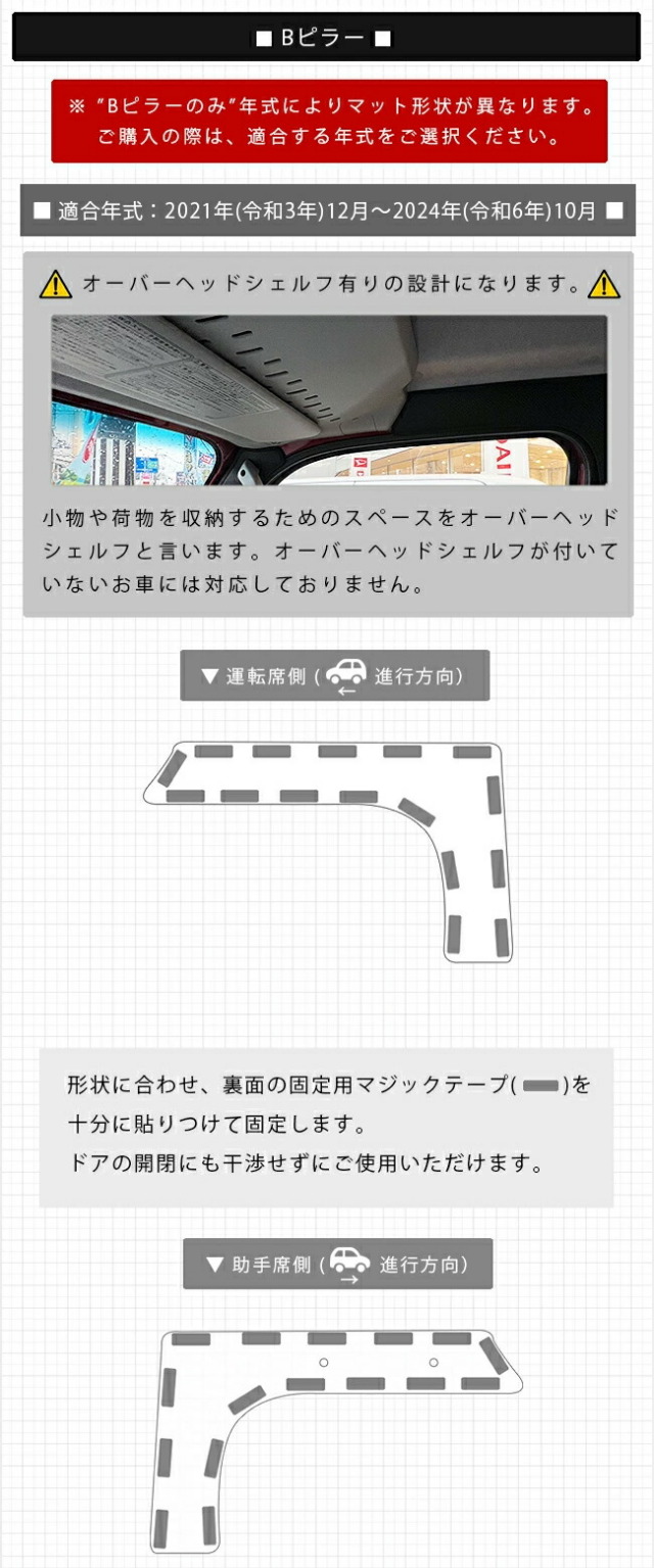 ダイハツハイゼットトラックジャンボ専用ガードマットセットキッ